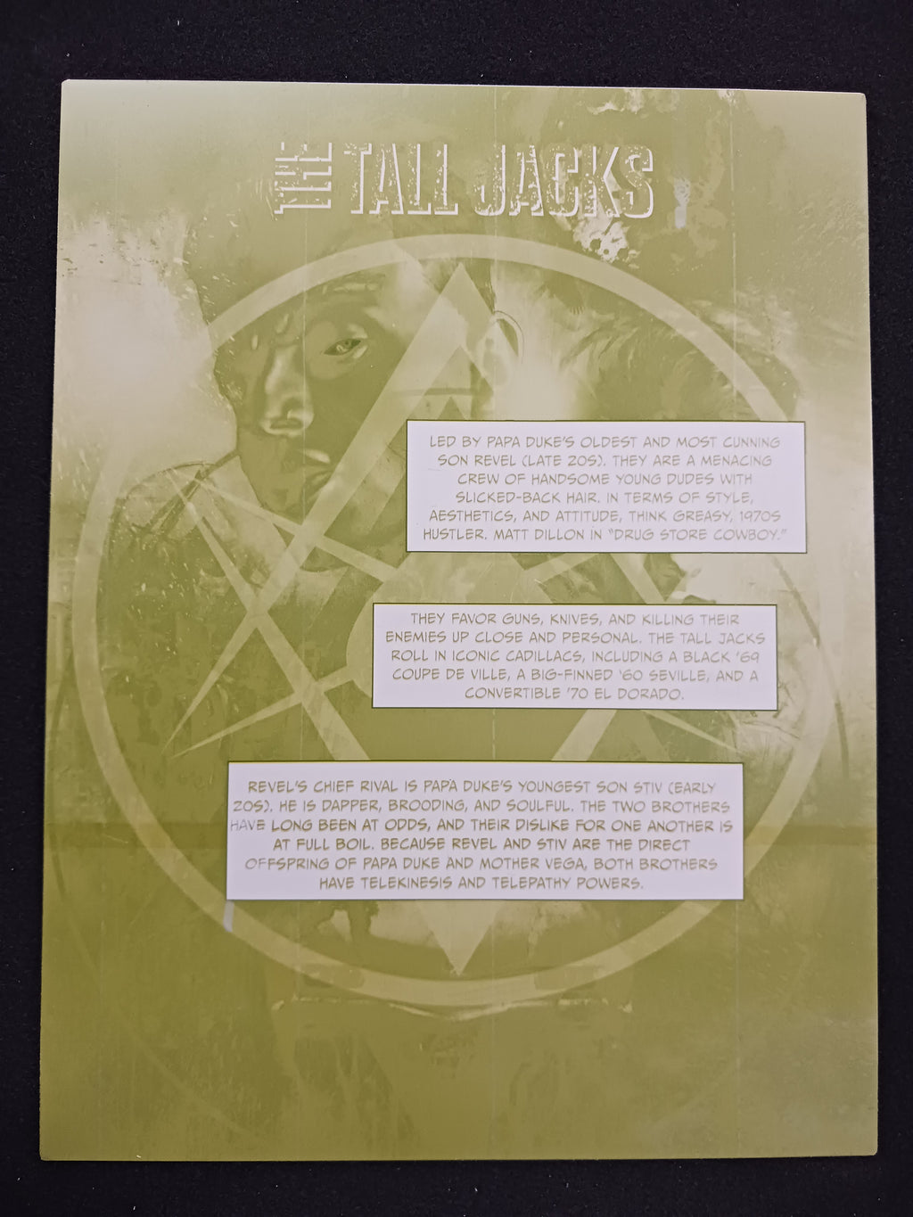 Night of the Cadillacs Magazine - Page 15 - PRESSWORKS - Comic Art - Printer Plate - Yellow