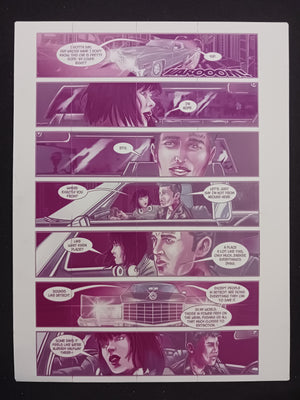Night of the Cadillacs Magazine - Page 55 - Magenta - Comic Printer Plate - PRESSWORKS