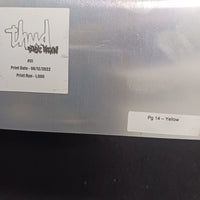 Thud Double Vision  Magazine - Page 14 - PRESSWORKS - Comic Art - Printer Plate - Yellow