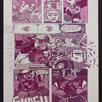 Thud Double Vision Magazine - Page 14 - PRESSWORKS - Comic Art - Printer Plate - Magenta