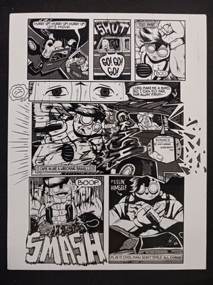 Thud Double Vision Magazine - Page 14 - Black - Comic Printer Plate - PRESSWORKS