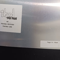 Thud Double Vision Magazine - Page 14 - PRESSWORKS - Comic Art - Printer Plate - Black