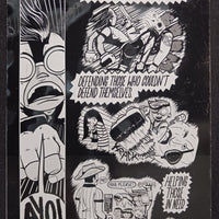 Thud Double Vision Magazine - Page 18 - PRESSWORKS - Comic Art - Printer Plate - Black