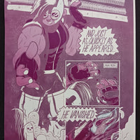 Thud Double Vision Magazine - Page 19 - PRESSWORKS - Comic Art - Printer Plate - Magenta