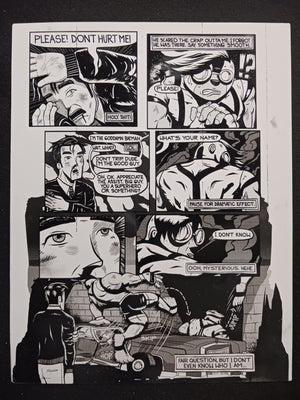 Thud Double Vision Magazine - Page 15 - PRESSWORKS - Comic Art - Printer Plate - Black