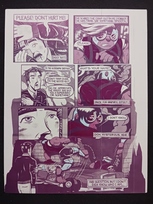 Thud Double Vision Magazine - Page 15 - PRESSWORKS - Comic Art - Printer Plate - Magenta