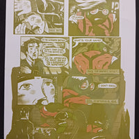 Thud Double Vision Magazine - Page 15 - PRESSWORKS - Comic Art - Printer Plate - Yellow