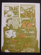 Thud Double Vision Magazine - Page 15 - PRESSWORKS - Comic Art - Printer Plate - Yellow