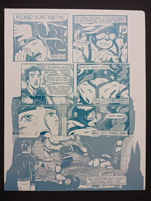 Thud Double Vision Magazine - Page 15 - Cyan - Comic Printer Plate - PRESSWORKS