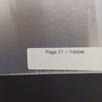The Recount Legendary - Page 21 - Yellow - Printer Plate - PRESSWORKS - Comic Art