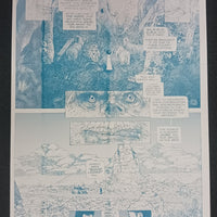 Agent of W.O.R.L.D.E #2 - Page 1 - Cyan - Comic Printer Plate - PRESSWORKS