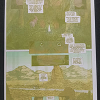 Agent of W.O.R.L.D.E #2 - Page 1 - Yellow - Comic Printer Plate - PRESSWORKS