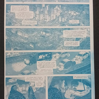 Agent of W.O.R.L.D.E #2 - Page 5 - Cyan - Comic Printer Plate - PRESSWORKS