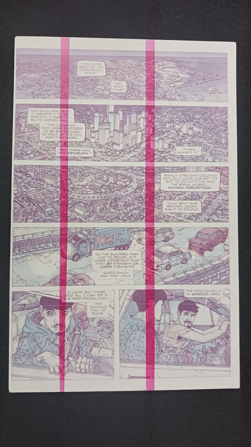 Agent of W.O.R.L.D.E #2 - Page 5 - Magenta - Comic Printer Plate - PRESSWORKS