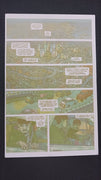 Agent of W.O.R.L.D.E #2 - Page 5 - PRESSWORKS - Comic Art -  Printer Plate - Yellow