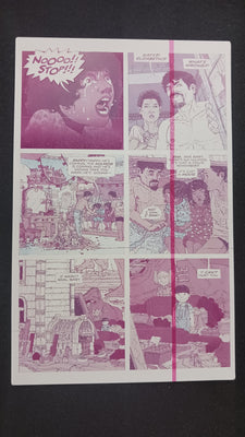 Agent of W.O.R.L.D.E #2 - Page 18 - PRESSWORKS - Comic Art -  Printer Plate - Magenta