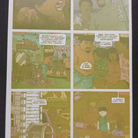 Agent of W.O.R.L.D.E #2 - Page 18 - Yellow - Comic Printer Plate - PRESSWORKS