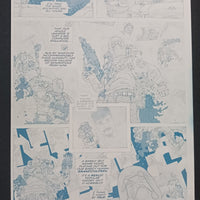 Agent of W.O.R.L.D.E #2 - Page 9 - Cyan - Comic Printer Plate - PRESSWORKS