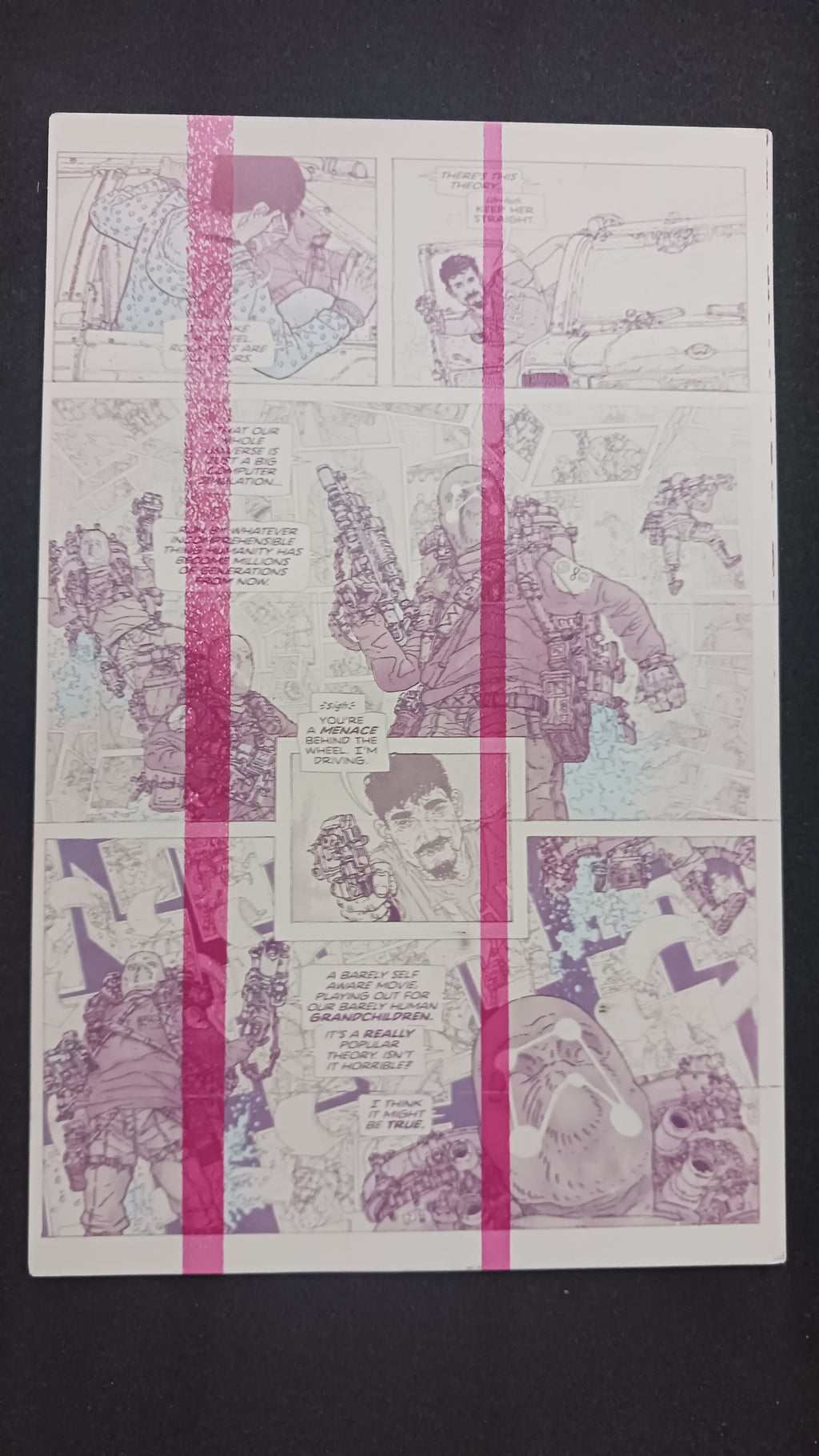 Agent of W.O.R.L.D.E #2 - Page 9 - Magenta - Comic Printer Plate - PRESSWORKS