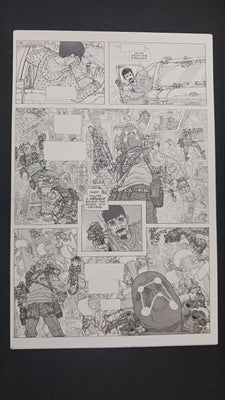 Agent of W.O.R.L.D.E #2 - Page 9 - PRESSWORKS - Comic Art -  Printer Plate - Black