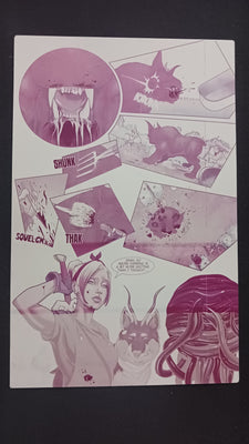 By The Horns Dark Earth #1 - Page 9 - PRESSWORKS - Comic Art -  Printer Plate - Magenta