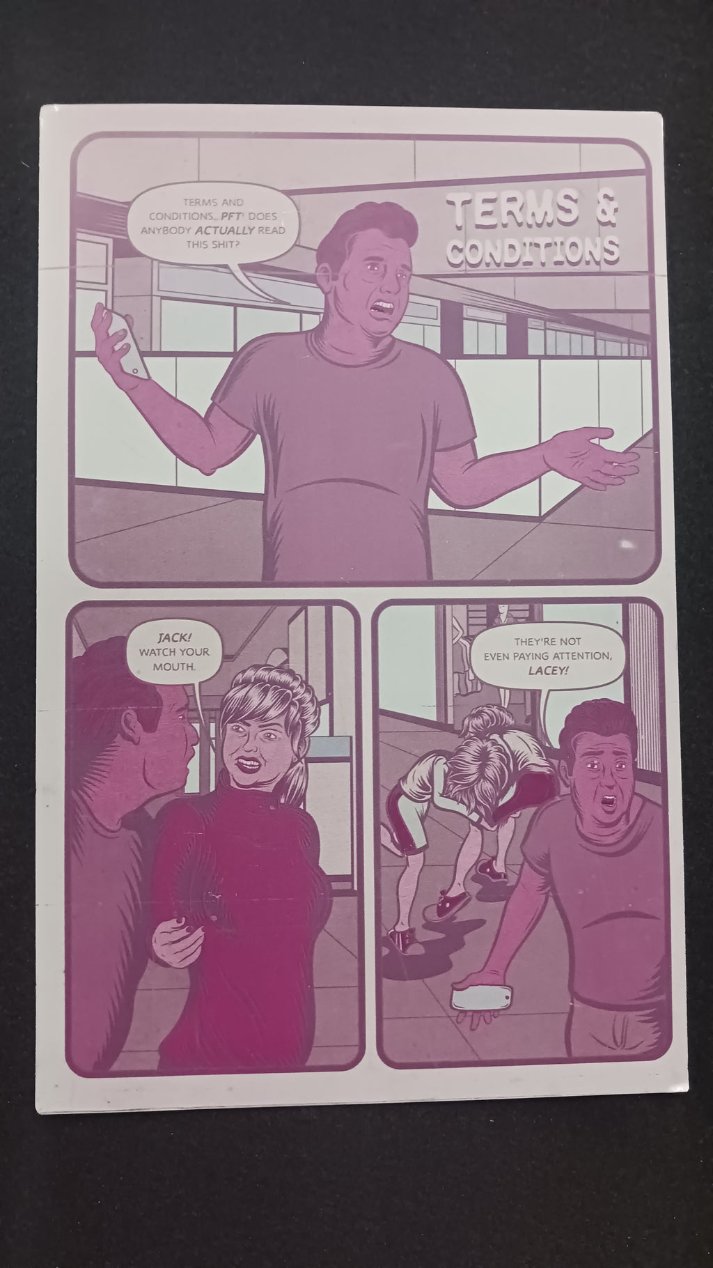Pulp Bytes #1 - Page 14 - Magenta - Comic Printer Plate - PRESSWORKS