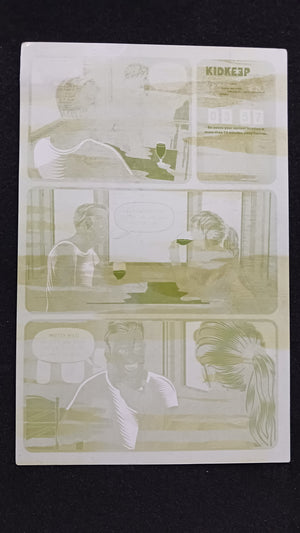 Pulp Bytes #1 - Page 19 - Yellow - Comic Printer Plate - PRESSWORKS
