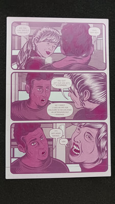 Pulp Bytes #1 - Page 16 - PRESSWORKS - Comic Art -  Printer Plate - Magenta