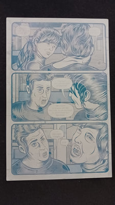 Pulp Bytes #1 - Page 16 - Cyan - Comic Printer Plate - PRESSWORKS