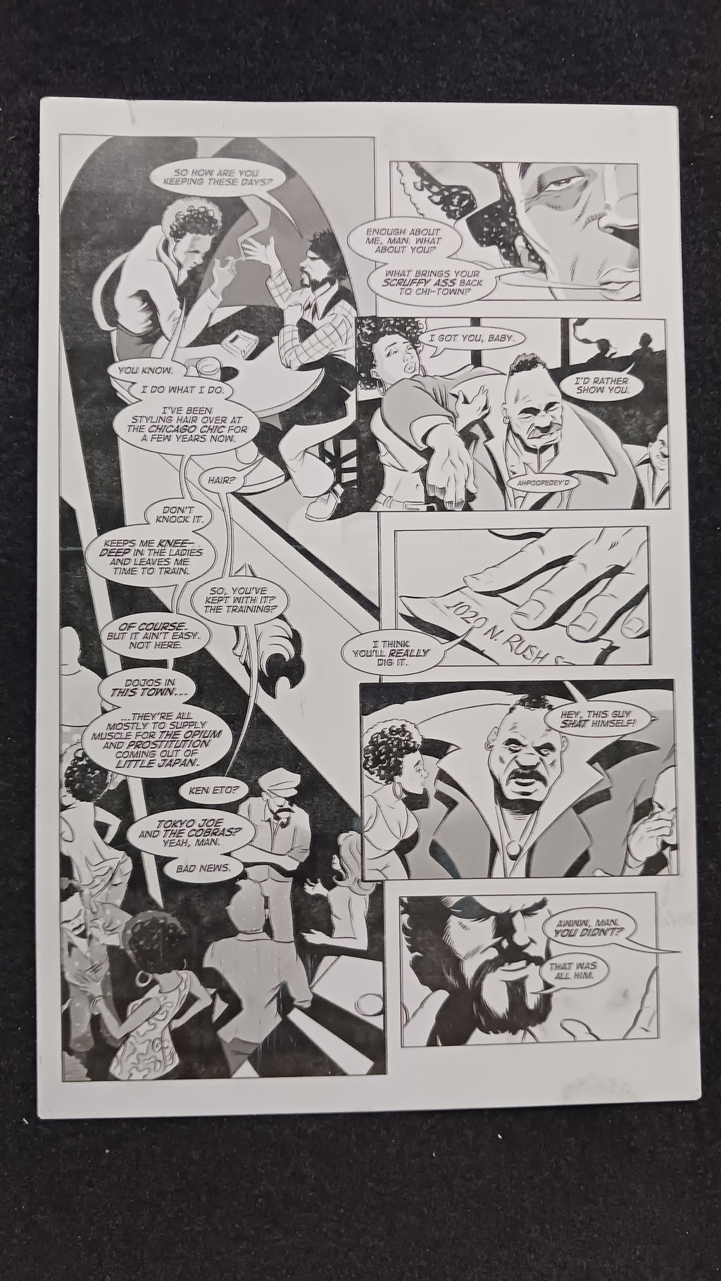 Count Dante #1 - Page 22 - PRESSWORKS - Comic Art -  Printer Plate - Black