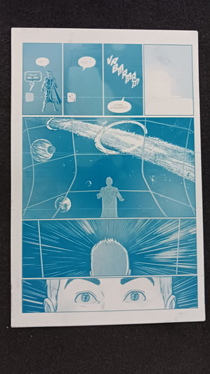 Oswald and the Star-Chaser #1 - Page 22 - Cyan - Comic Printer Plate - PRESSWORKS