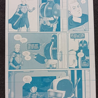 Oswald and the Star-Chaser #1 - Page 11 - Cyan - Comic Printer Plate - PRESSWORKS