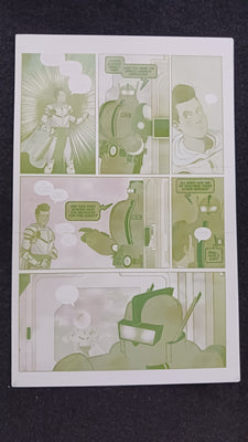 Oswald and the Star-Chaser #1 - Page 11 - Yellow - Comic Printer Plate - PRESSWORKS