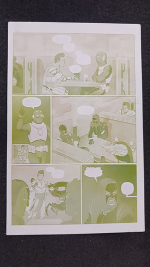 Oswald and the Star-Chaser #1 - Page 5 - Yellow - Comic Printer Plate - PRESSWORKS