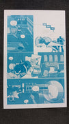 Oswald and the Star-Chaser #1 - Page 14 - Cyan - Comic Printer Plate - PRESSWORKS