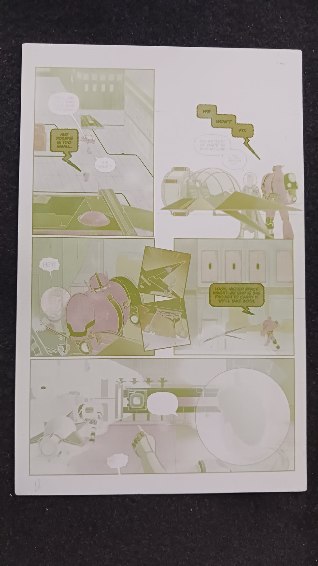 Oswald and the Star-Chaser #1 - Page 14 - PRESSWORKS - Comic Art -  Printer Plate - Yellow