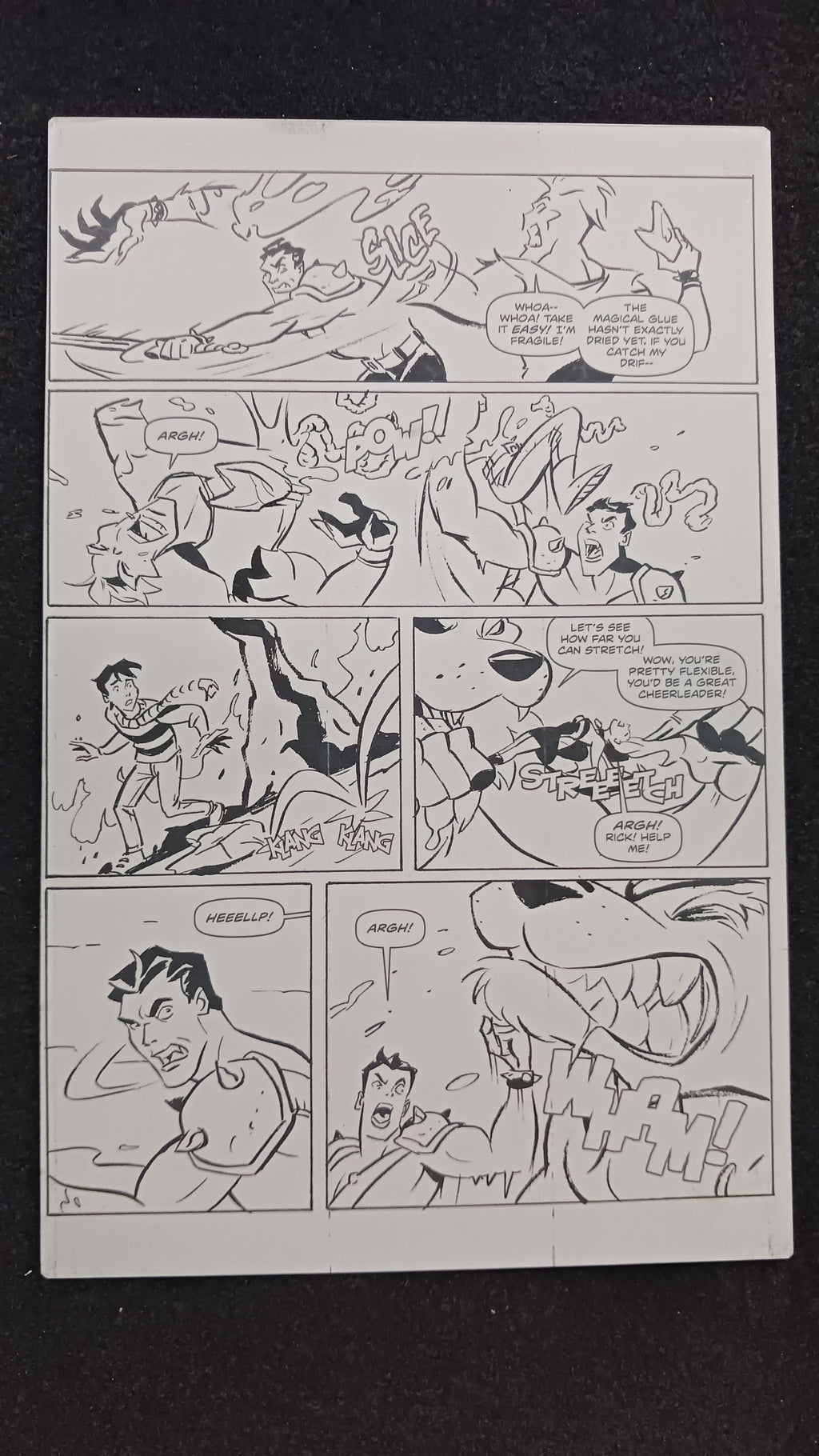 Headless Season 2 #3 - Page 15 - PRESSWORKS - Comic Art -  Printer Plate - Black
