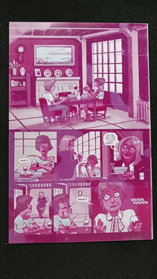 Deadfellows #1 - Page 7 - PRESSWORKS - Comic Art - Printer Plate - Magenta