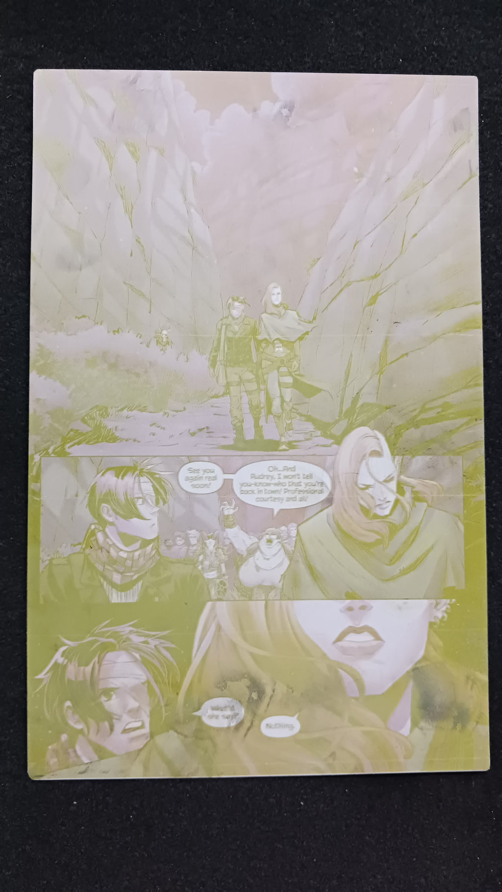 Darkland #3 - Page 15 - PRESSWORKS - Comic Art - Printer Plate - Yellow