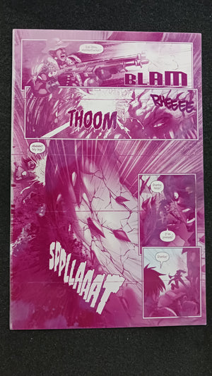 Darkland #3 - Page 10 - PRESSWORKS - Comic Art - Printer Plate - Magenta