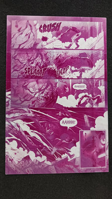 Darkland #3 - Page 12 - PRESSWORKS - Comic Art - Printer Plate - Magenta