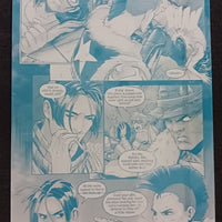 Darkland #3 - Page 2 - PRESSWORKS - Comic Art - Printer Plate - Cyan