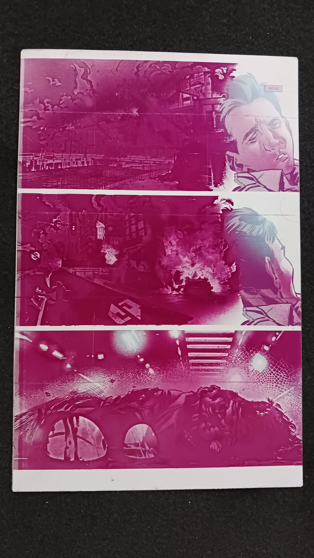 Category Zero Conflict #2 - Page 6 - PRESSWORKS - Comic Art - Printer Plate - Magenta