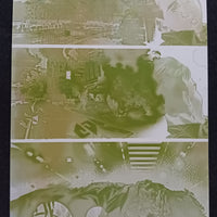 Category Zero Conflict #2 - Page 6 - PRESSWORKS - Comic Art - Printer Plate - Yellow