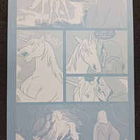 Unicorn Vampire Hunter #1 - Page 30 - Black - Comic Printer Plate - PRESSWORKS