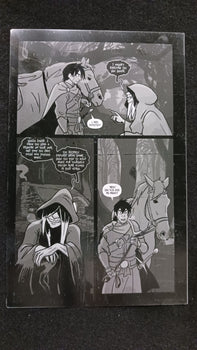 Unicorn Vampire Hunter #1 - Page 27 - Black - Comic Printer Plate - PRESSWORKS