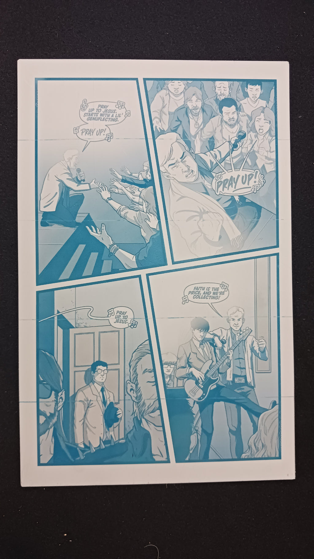 Miracle Kingdom #1 - Page 10 - PRESSWORKS - Comic Art - Printer Plate - Cyan