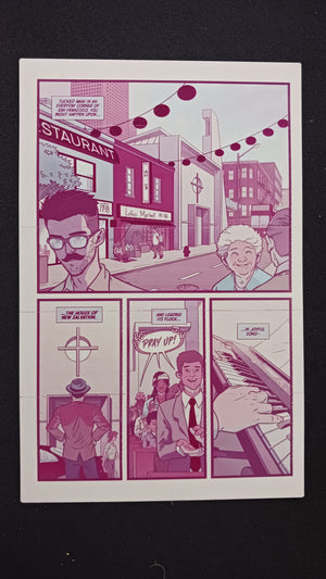 Miracle Kingdom #1 - Page 8 - PRESSWORKS - Comic Art - Printer Plate - Magenta