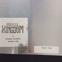 Miracle Kingdom #1 - Page 8 - PRESSWORKS - Comic Art - Printer Plate - Black