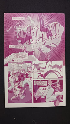 Impossible Team-Up: Impossible Jones and Captain Lightning #1 - Page 6 - PRESSWORKS - Comic Art - Printer Plate - Magenta